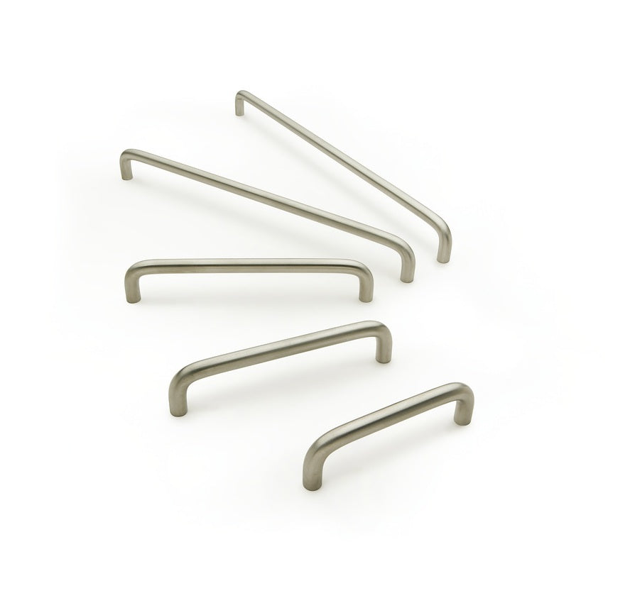 D Pull Handle, Stainless Steel, Ø 10 mm, Fixing Centres 64-352 mm, Mandalay