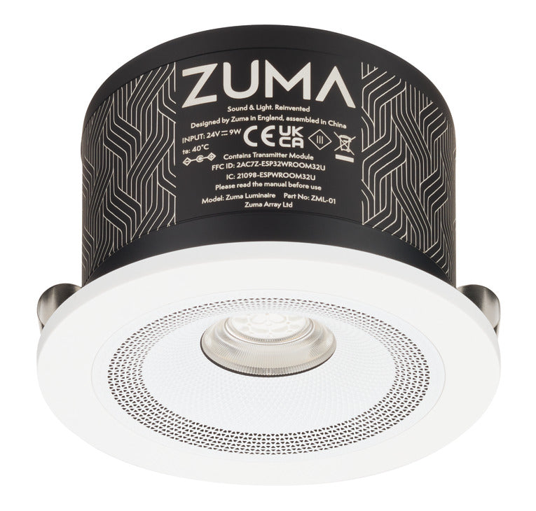 Ceiling Light, with Simplicity Round Bezel and PSU, Zuma Luminaire