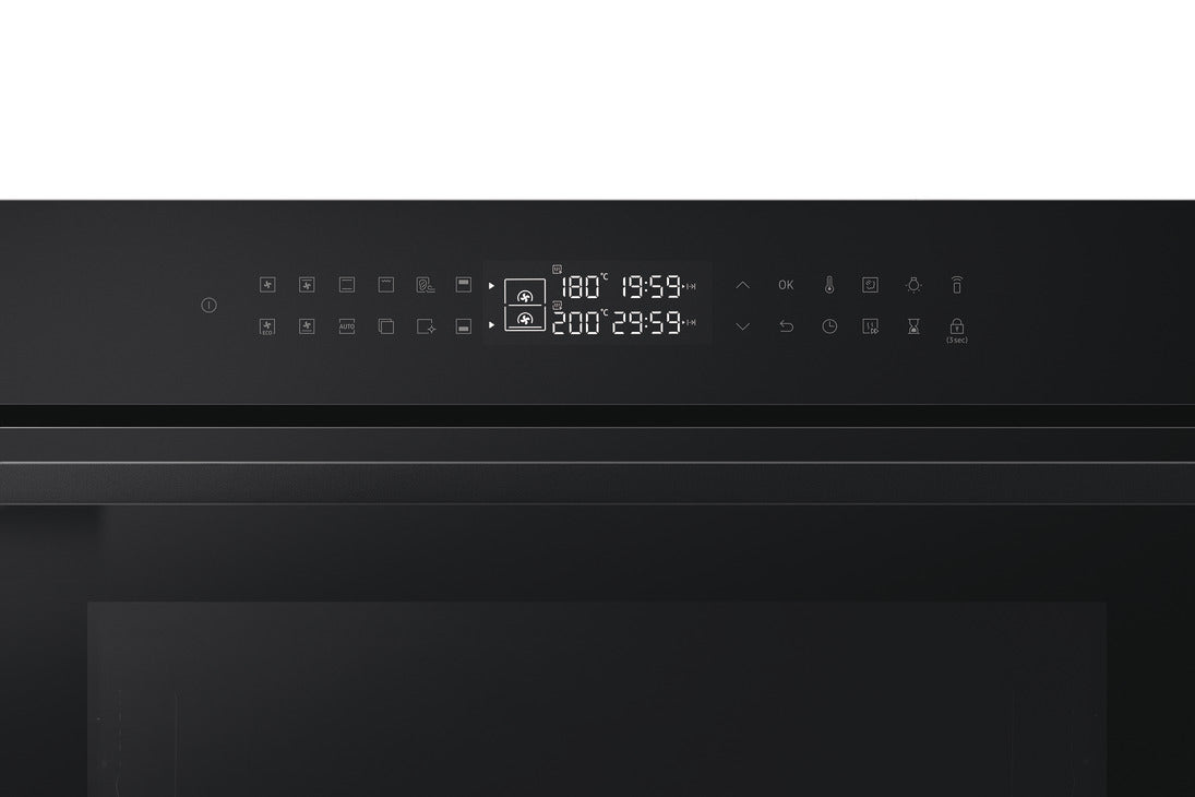 Samsung Smart Oven, Dual Cook with Pyrolytic Cleaning, Series 4, NV7B42503AK/U4 - Black