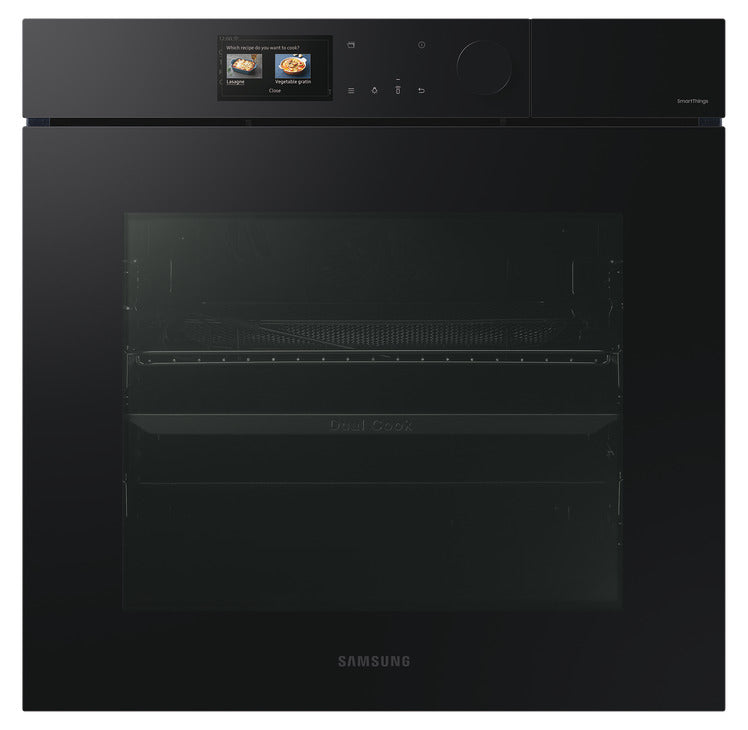 Samsung Series 7 Smart Oven, with Pyrolytic Cleaning, Auto Open Door and AI Pro Camera, Dual Cook, NV7B7997AAK/U4 - Black