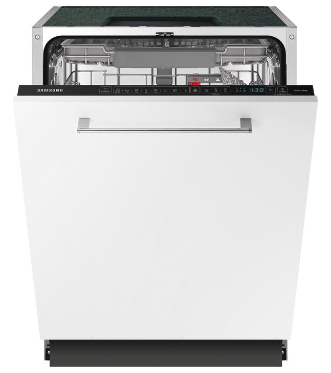 Samsung Dishwasher, Fully Integrated with Auto Door and SmartThings, 14 Place Settings, DW60A8060BB/EU - Black
