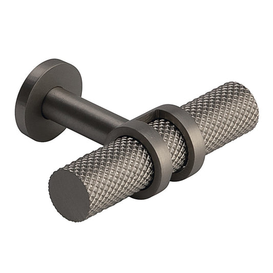 Double Ringed T Knob, Iron, Ø18 mm, Barchester