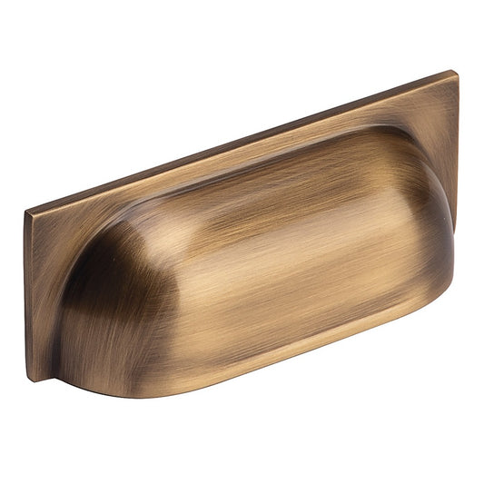 Cup Handle, Brass, Fixing Centre 76 - 192 mm, Albury