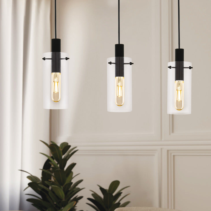 3 Pendant Light, Rated IP20, Montefino, Eglo