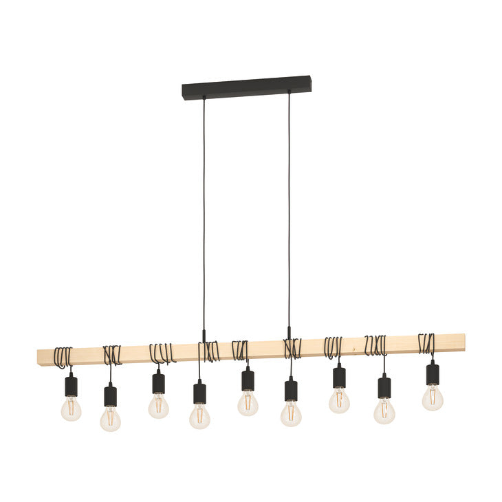 9 Pendant Light, Rated IP20, Townshend, Eglo
