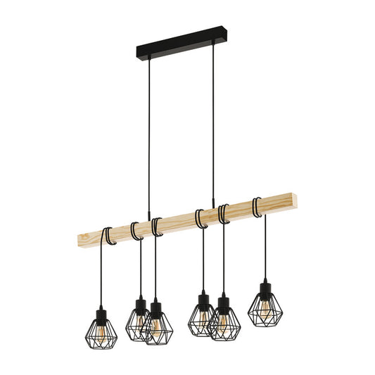 6 Pendant Light, Rated IP20, Townshend 5, Eglo