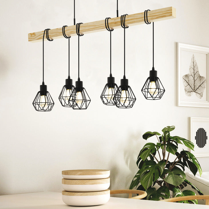 6 Pendant Light, Rated IP20, Townshend 5, Eglo