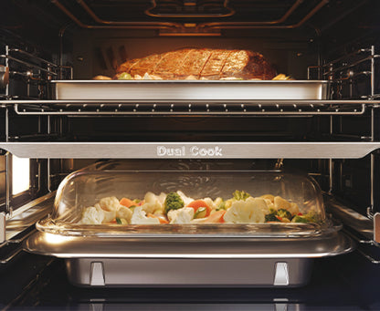 Samsung Series 5, Smart Oven, with Pyrolytic Cleaning, Air Fry and Steam Assist, Dual Cook Flex™, NV7B5775XAK/U4 - Black