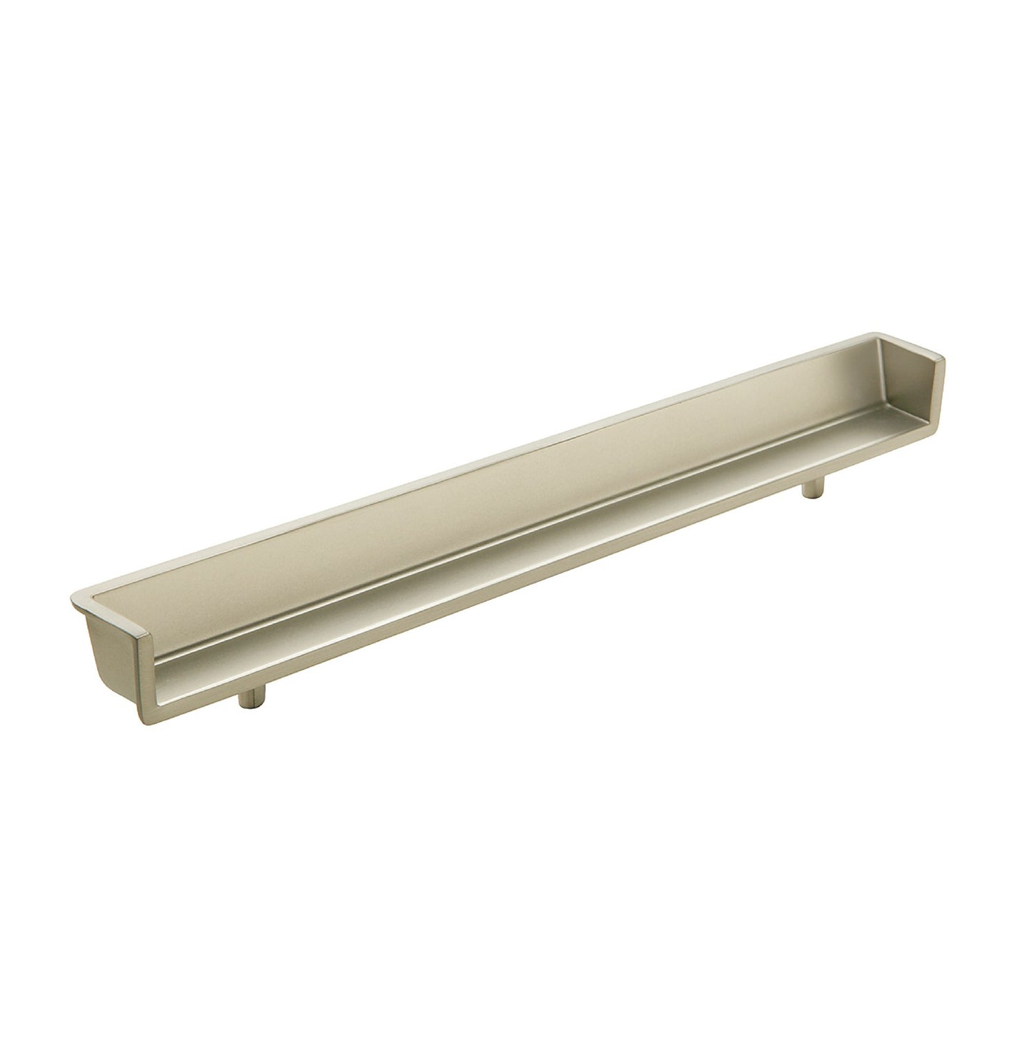 Inset Handle, Zinc Alloy, Ø 5 mm Lugs, Fixing Centres 128 mm, Hide