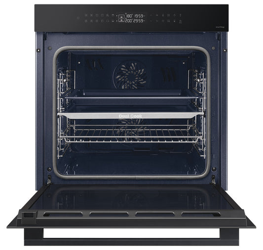 Samsung Smart Oven, Dual Cook with Pyrolytic Cleaning, Series 4, NV7B42503AK/U4 - Black