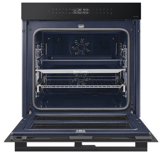 Samsung Series 4 Smart Oven, with Pyrolytic Clean and Soft Close Door, Dual Cook Flex™, NV7B4355VAK/U4 - Black
