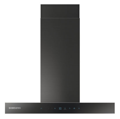 Samsung Cooker Hood, with Auto Connectivity, Wall Mount, 600 mm, NK24C5703TM/UR - Matt black/Black glass