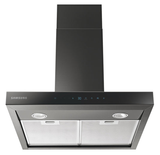 Samsung Cooker Hood, with Auto Connectivity, Wall Mount, 600 mm, NK24C5703TM/UR - Matt black/Black glass