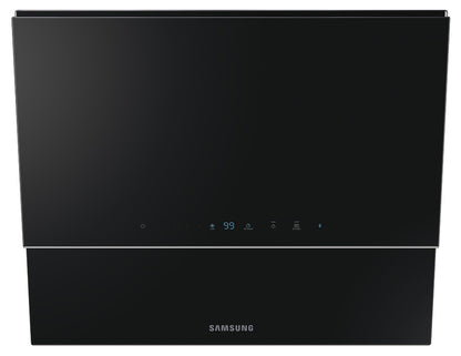 Samsung Cooker Hood, with Auto Connectivity, Wall Mount, 600 mm, NK24C9804WB/UR - Black glass
