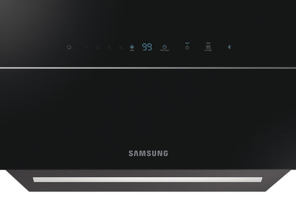 Samsung Cooker Hood, with Auto Connectivity, Wall Mount, 600 mm, NK24C9804WB/UR - Black glass