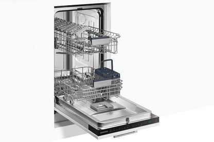 Samsung Series 5, Dishwasher with Auto Door, Integrated 45cm, 9 Place Settings, DW50DG430B00EU - White