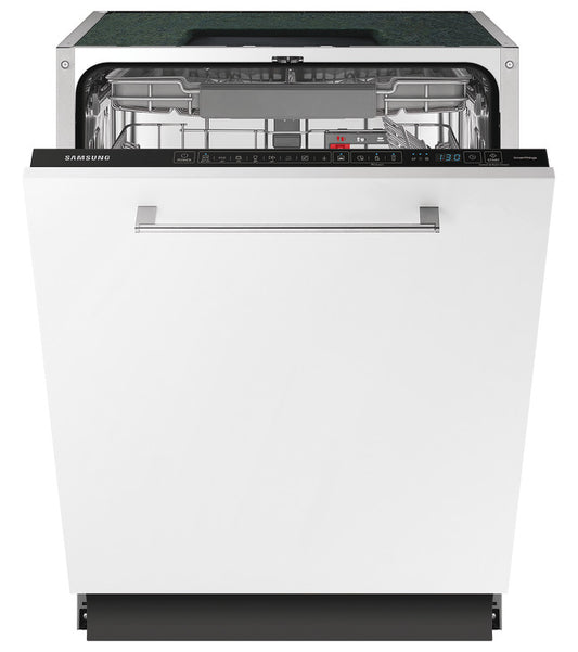 Samsung Dishwasher, Fully Integrated with Auto Door and SmartThings, 14 Place Settings, DW60A8060BB/EU - Black