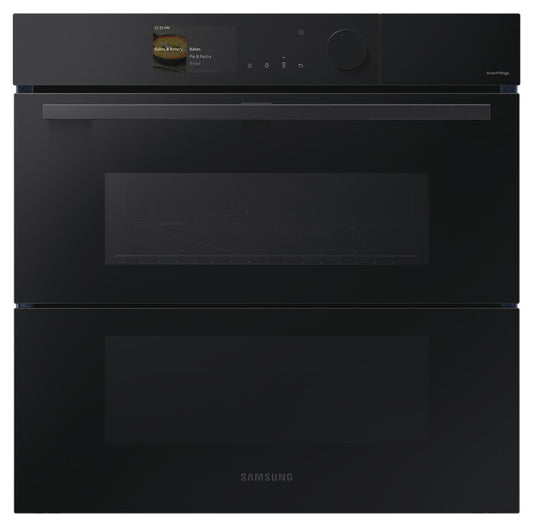 Samsung Series 6 Smart Oven, with Pyrolytic Cleaning, Air Fry and Steam Assist, Dual Cook Flex™, NV7B6795JAK/U4 - Black