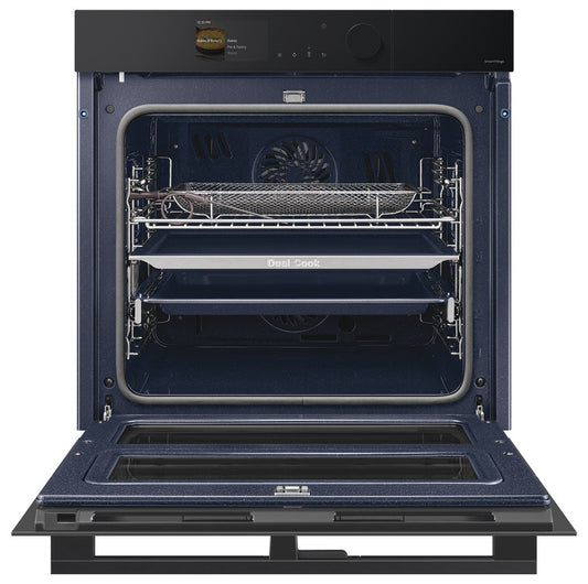 Samsung Series 6 Smart Oven, with Pyrolytic Cleaning, Air Fry and Steam Assist, Dual Cook Flex™, NV7B6795JAK/U4 - Black