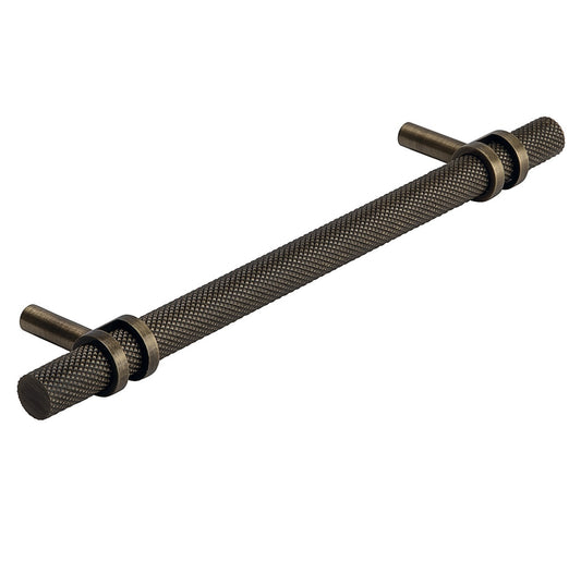 Double Ringed Pull Handle, Iron, Fixing Centres 160-320 mm, Barchester