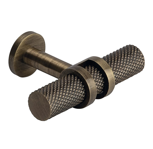 Double Ringed T Knob, Iron, Ø18 mm, Barchester