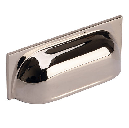 Cup Handle, Brass, Fixing Centre 76 - 192 mm, Albury