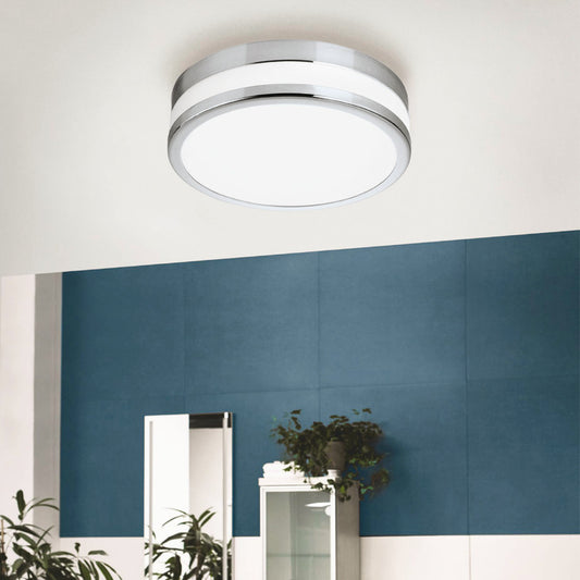 LED Bathroom Ceiling Light, Rated IP44, 3x 3.6W, Palermo, Eglo