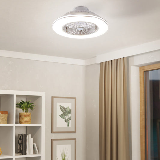 LED Ceiling Light with Fan, Rated IP20, Lovisca, Eglo