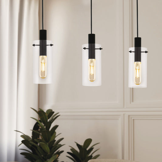 3 Pendant Light, Rated IP20, Montefino, Eglo