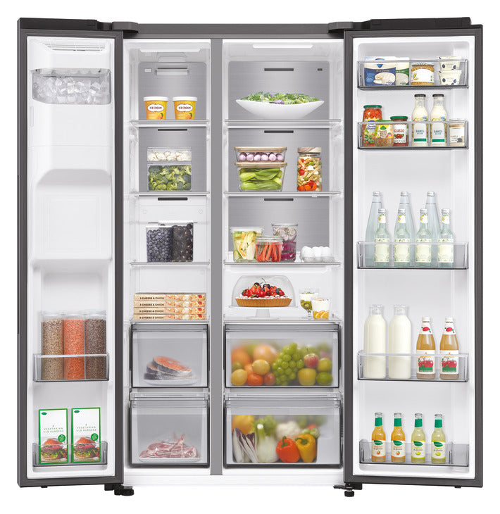Samsung Fridge Freezer Series 6, American Style with SpaceMax™ Technology - RS70F64KEFEU