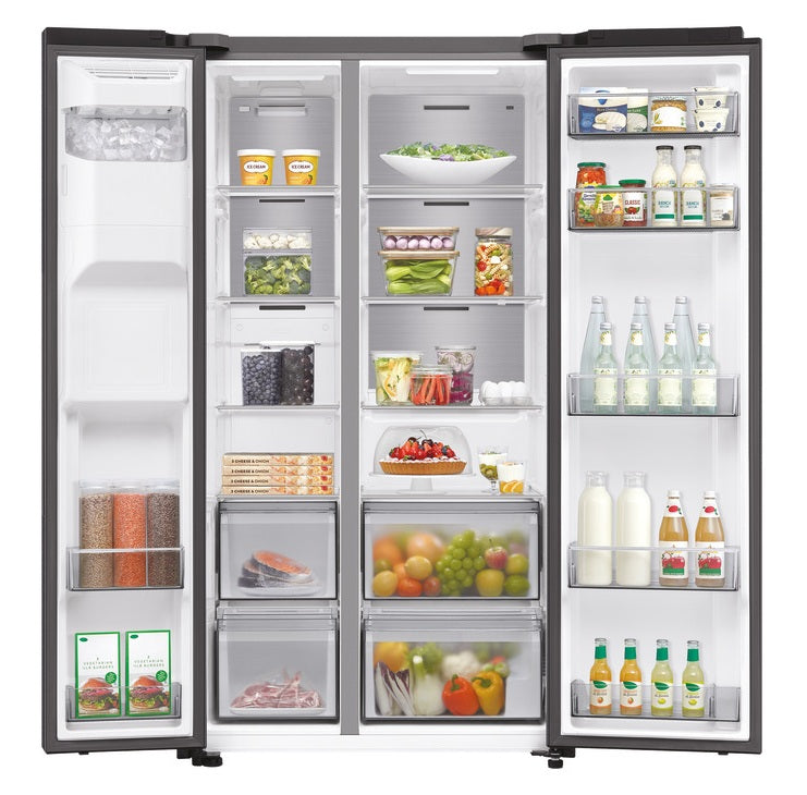 Samsung Fridge Freezer Series 6, American Style with SpaceMax™ Technology - RS70F64KEFEU
