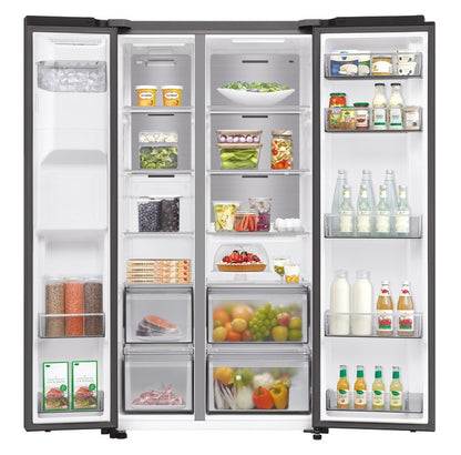Samsung Fridge Freezer Series 6, American Style with SpaceMax™ Technology - RS70F64KEFEU