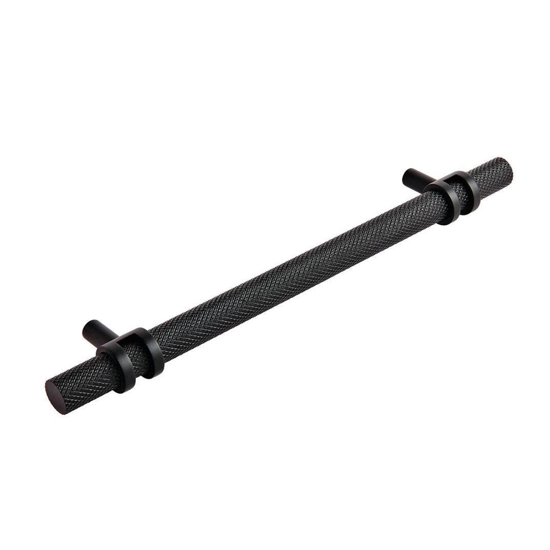 Double Ringed Pull Handle, Iron, Fixing Centres 160-320 mm, Barchester