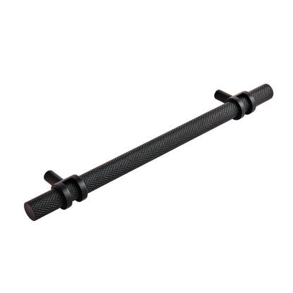 Double Ringed Pull Handle, Iron, Fixing Centres 160-320 mm, Barchester